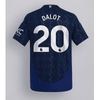 Manchester United Diogo Dalot #20 Bortatröja 2024-25 Korta ärmar